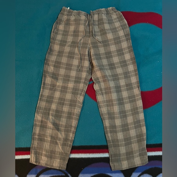 the group by babaton plaid straight leg pants - Picture 1 of 2